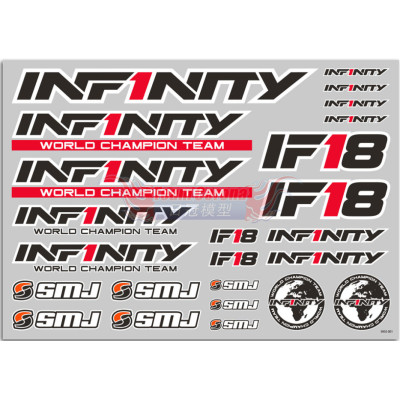 INFINITY R8034  IF18 DECAL BLACK